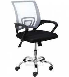 Кресло поворотное RICCI NEW, (серый+черный)
