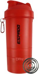 Шейкер спортивный Espado ES906 (400мл, красный)