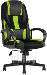 Кресло геймерское TopChairs ST-Cyber 9 (черный/зеленый)