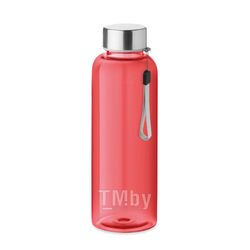 Бутылка для воды 500 мл. "Utah" пласт., прозрачный красный Mid Ocean Brands MO9356-25
