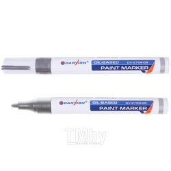 Маркер-краска серебристый на масляной основе Darvish DV-2754-09
