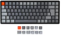 Клавиатура игровая Keychron K2 V2 RGB K2-C1H-RU Wireless (Gateron G Pro Red Switch), Hot-Swap, USB/Bluetooth, RGB, белый/черный