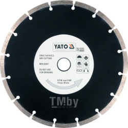 Круг алмазный 230x22,2мм (сегмент) Yato YT-6005