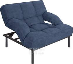 Кресло мягкое Bo-Box Фэнтази (черный муар/бриз 23 синий)