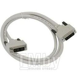 Кабель Cablexpert CC-DVI-10, DVI-D single link 19M/19M, 3.0м, серый, экран, феррит.кольца, пакет