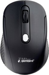 Мышь Gembird беспроводная 2.4ГГц 4 кнопоки 1600 DPI черный MUSW-420