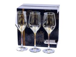 Набор бокалов для вина стеклянных "Celeste. Golden chameleon" 6 шт. 270 мл Luminarc