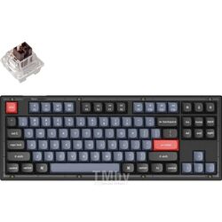 Клавиатура Keychron V3 Frosted Black RGB Hot-Swap K Pro Brown Switch / V3-A3-RU