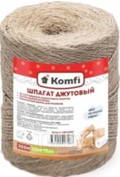 Шпагат хозяйственный Komfi джутовый 1200 текс / 200м / 115