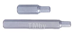 Вставка (бита) торцевая 10 мм, Hex, 9 мм, L = 36 мм KING TONY 163609H