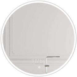 Зеркало круглое с белой УФ-окантовкой и подсветкой, 70 см Emze LED.UV.70.70.BEL