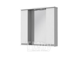 Шкаф настенный с зеркалом Ювента Моника МШНЗ3-87 белая