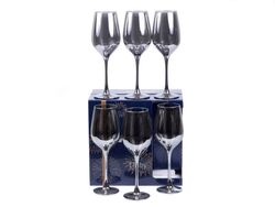 Набор бокалов для вина стеклянных "Celeste. Shiny graphite" 6 шт. 350 мл Luminarc