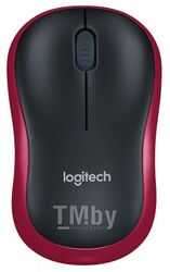 Мышь LOGITECH M185 Wireless Mouse - RED - EWR2