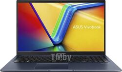 Ноутбук 15" ASUS X1502ZA-BQ875 i3-1220P, 8Gb, 512Gb, UHD, FHD, IPS, Dos, Blue