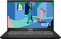 Ноутбук MSI MS-14JK Modern 14 C7M-231XBY 14" FHD IPS 60Hz / Ryzen 5 7530U / 16GB / SSD512GB / AMD Radeon / White Backlit / DOS / Classic Black