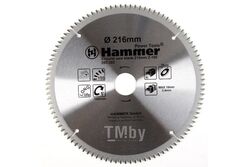 Диск пильный Hammer Flex 205-302 CSB AL 216мм*100*30мм по алюминию