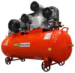 Компрессор HDC HD-A203 (900 л/мин, 10 атм, ременной, масляный, ресив. 200 л, 380 В, 6.50 кВт)