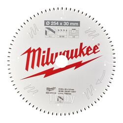 Пильный диск для торцовочной пилы по алюминию MILWAUKEE 254x30x3,0x80 4932471318