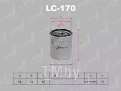 Фильтр масляный TOYOTA Auris 1.4-1.6 07>, Avensis 1.6-1.8 97>, Camry 1.8-2.2 >91, Carina E 1.6-2.0 92-97, Corolla 1.3-1.6 >02, Rav 4 2.0 94-00, 1.8 01>, Yaris 1.0-1.5 99> LYNXauto LC-170