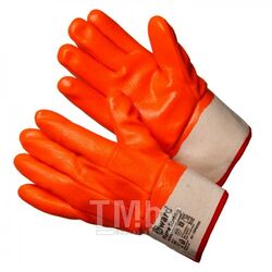 Перчатки утепленные с обливкой ПВХ оранжевого цвета, манжет-крага, р-р 11 GWARD Flame Strong GSP0228S