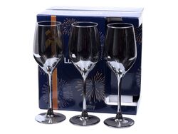 Набор бокалов для вина стеклянных "Celeste. Shiny graphite" 6 шт. 270 мл Luminarc