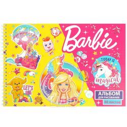 Альбом для рисования 40л. "Barbie" на спирали Centrum 90143