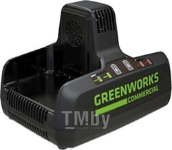 Быстрое зарядное устройство для 2-х аккумуляторов, 82V, 8А Greenworks 2939007