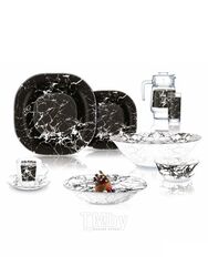 Набор столовой посуды Luminarc Carine Marble Black / V2709