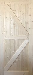 Дверь межкомнатная Wood Goods ДГ-АМБ 90x200 (сосна неокрашенная)