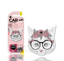Освежитель воздуха Little Princess Cat Fresh Linen Aroma Car 83191