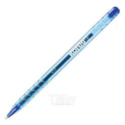 Ручка шариковая "К1" 0,5 мм, пласт., прозр., синий, стерж. синий Kores 39511.02