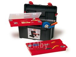 Ящик для инструмента пластмассовый с лотком и органайзером 31 (445x235x230 мм) (131004) (TAYG)