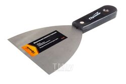 Шпательная лопатка стальная, 100 мм, полированная, пластмассовая ручка SPARTA 852425