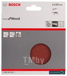 Набор шлифлистов C470 Best for Wood and Paint D125 40 80 120 (10шт.) 1.609.200.158 BOSCH