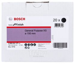 Круг шлифовальный флисовый (150 мм, зернистость 320) General Purpose Disc Bosch 2608624127