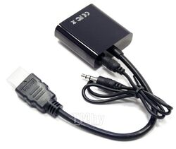 Адаптер 5bites AP-020 HDMI/VGA (0.15м, черный)