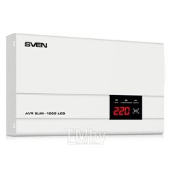 Стабилизатор Sven AVR SLIM-1000 LCD 1000VA/800W