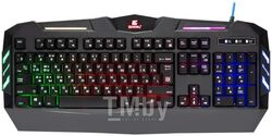Проводная игровая клавиатура Defender Werewolf GK-120DL RU, RGB подсветка, 19 Anti-Ghost 45120