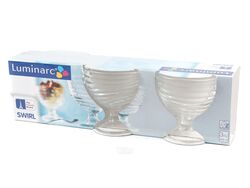 Набор креманок стеклянных "Swirl" 3 шт. 300 мл Luminarc