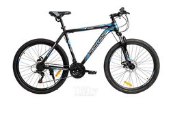 Велосипед горный NASALAND 26" черно-синий, рама 21, сталь