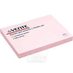 Клейкая бумага для заметок (75*100) 100л, розовая deVente 2010319
