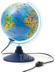 Глобус интерактивный Globen Зоогеографический с подсветкой / INT12100296
