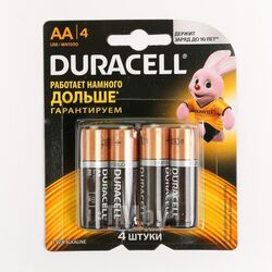 Комплект батареек Duracell Basic LR6 (4шт)