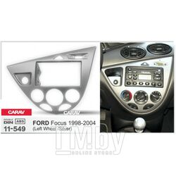 Переходная рамка CARAV Ford Focus 1998-2004 (Silver) - 2DIN 11-549