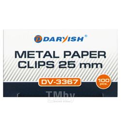 Скрепки Darvish DV-3367 (25мм, 100шт)