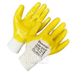 Перчатки с частичным облегченным нитриловым покрытием желтого цвета (размер 10 (XL)) GWARD LITE 3/4 N3101