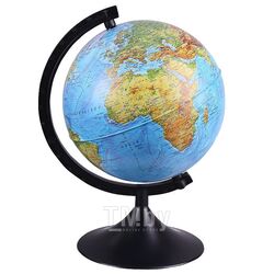 Глобус физический диаметр 21см на чёрной подставке Globen К012100007