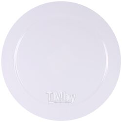 Блюдо пластиковое круглое 40,5 см белое Darvish DV-H-607
