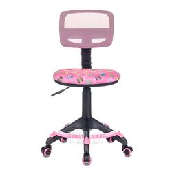 Кресло детское Бюрократ CH-299-F розовый сланцы, сетчатая ткань, крестов. пластик, подст.для ног